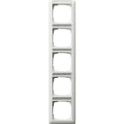 GIRA - Abdeckrahmen 5f senkr. BSF Standard 55 Reinweiß m