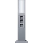 GIRA - E-Säule Licht + 3x Leereinheit 769 mm Gira Energiesäule F Alu