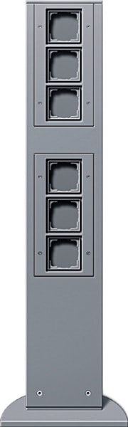 GIRA - E-Säule 6x Leereinheit 769 mm Gira Energiesäule F Alu