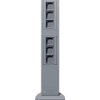 GIRA - E-Säule 6x Leereinheit 769 mm Gira Energiesäule F Alu