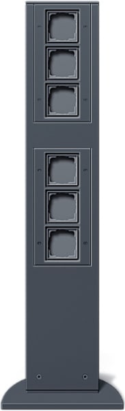 GIRA - E-Säule 6x Leereinheit 769 mm Gira Energiesäule Anthrazit