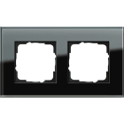 GIRA - Abdeckrahmen 2f Gira Esprit G Schwarz
