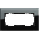 GIRA - Abdeckrahmen 2f o.M. Gira Esprit G Schwarz