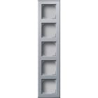 GIRA - Profil 5f senkr. + waager. Profil 55 Aluminium