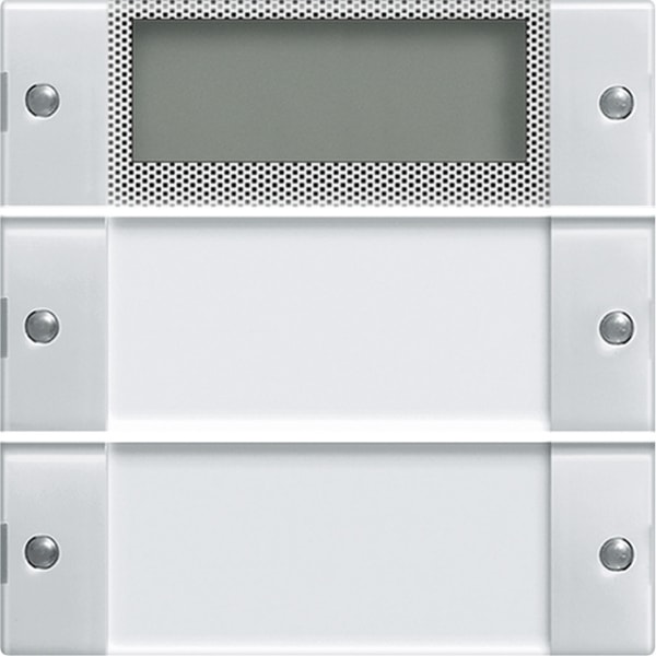 GIRA - Wippenset 2f Plus Beschriftungsfeld System 55 Klar/Reinweiß