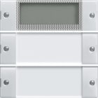 GIRA - Wippenset 2f Plus Beschriftungsfeld System 55 Klar/Reinweiß