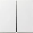 GIRA - Wippe 2f Flächenschalter Reinweiß