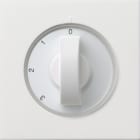GIRA - Abd. Knebel 3-Stufen 0/1/2/3 Flächenschalter Reinweiß