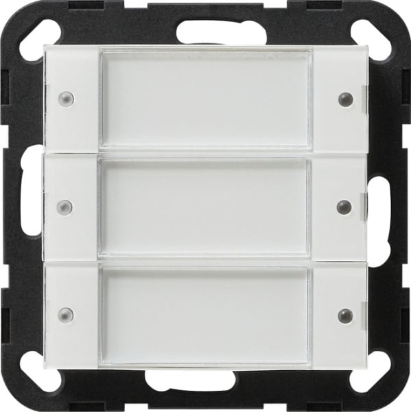 GIRA - Tastsens.2 3f 24 V pot.frei BSF System 55 Klar/Reinweiß