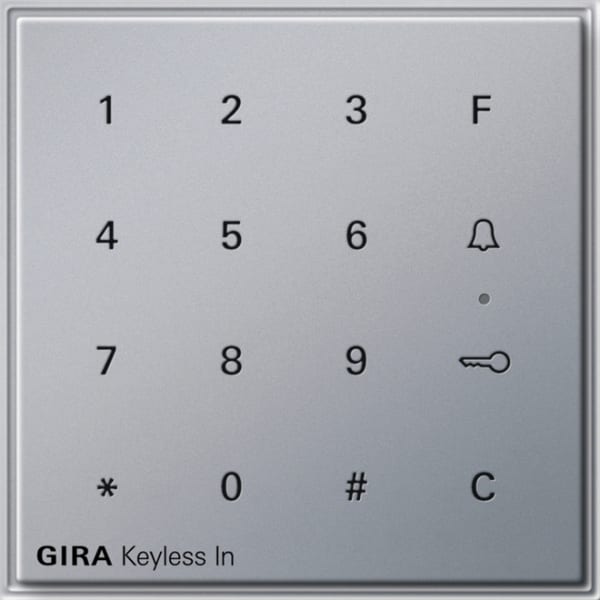 GIRA - Gira Keyless In Codetastatur Gira TX_44 (WG UP) F Alu
