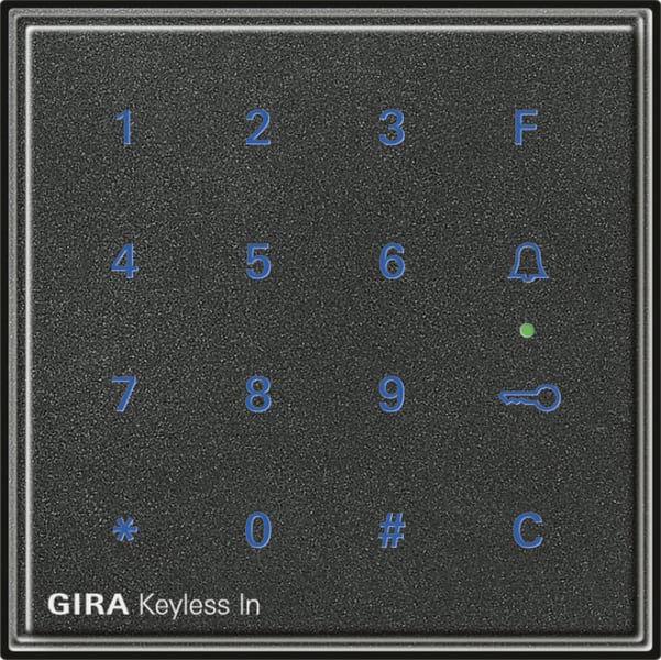 GIRA - Gira Keyless In Codetastatur Gira TX_44 (WG UP) Anthrazit