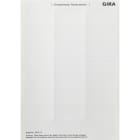 GIRA - Beschriftungsbögen 33,5 x 67 mm Zubehör Reinweiß
