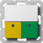 GIRA - Dienstzimmereinheit Notrufset System 55 Reinweiß