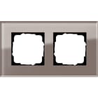 GIRA - Abdeckrahmen 2f Gira Esprit G Umbra
