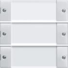 GIRA - Wippenset 3f Beschriftungsfeld System 55 Klar/Reinweiß