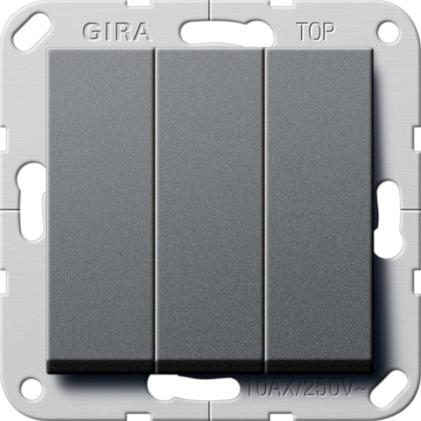 GIRA - Wipptaster BS 3f Schließer System 55 Anthrazit