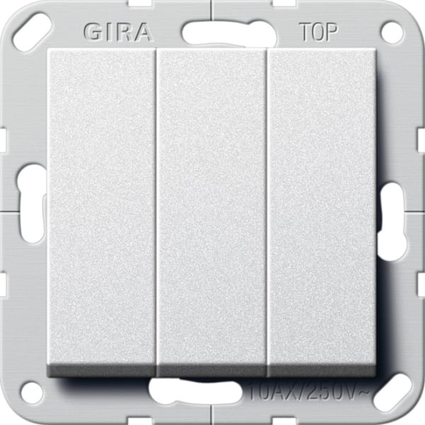 GIRA - Wipptaster BS 3f Schließer System 55 F Alu