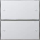 GIRA - KNX Tastsensor 3 Basis 2f Flächenschalter Reinweiß