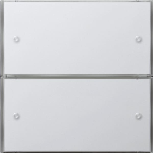 GIRA - KNX Tastsensor 3 Komfort 2f Flächenschalter Reinweiß