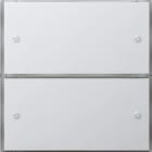 GIRA - KNX Tastsensor 3 Komfort 2f Flächenschalter Reinweiß