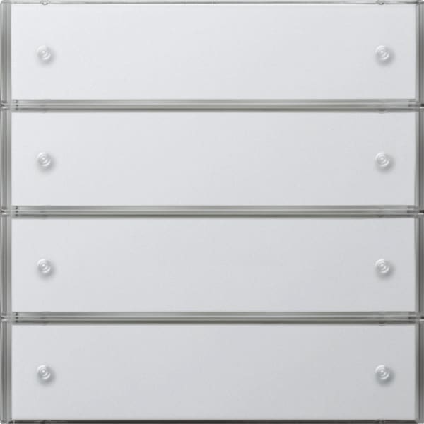 GIRA - KNX Tastsensor 3 Komfort 4f Flächenschalter Reinweiß