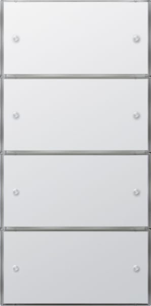 GIRA - KNX Tastsensor 3 Komfort 4f (2+2) Flächenschalter Reinweiß