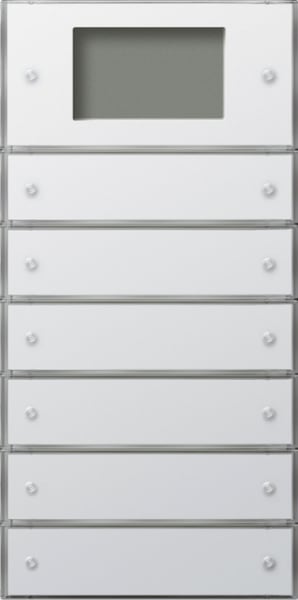 GIRA - KNX Tastsensor 3 Plus 6f (2+4) Flächenschalter Reinweiß