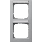 GIRA - Abdeckrahmen 2f senkr. BSF Gira E2 F Alu