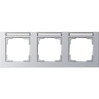 GIRA - Abdeckrahmen 3f waager. BSF Gira E2 F Alu