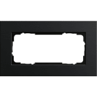 GIRA - Abdeckrahmen 2f o.M. Gira Esprit Alum.Schwarz