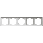 GIRA - Abdeckrahmen 5f Flächenschalter Reinweiß