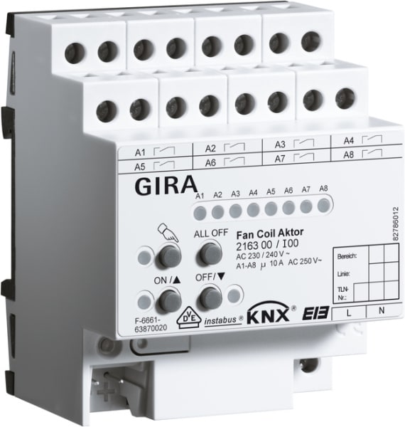 GIRA - Fan Coil Aktor KNX REG