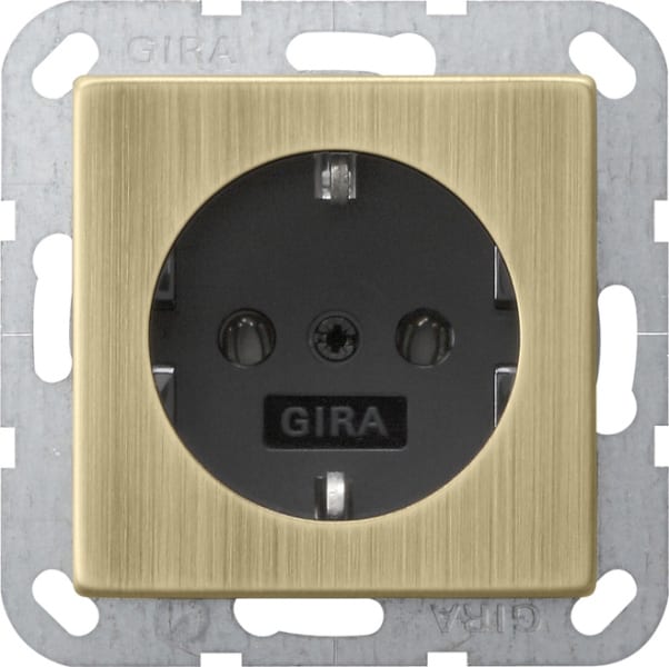 GIRA - SCHUKO System 55 Bronze/Schwarz