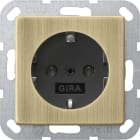 GIRA - SCHUKO System 55 Bronze/Schwarz