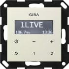 GIRA - UP-Radio RDS o.Lautsprecher System 55 Cremeweiß