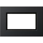 GIRA - Abdeckrahmen 1,5f Gira Esprit Alum.Schwarz