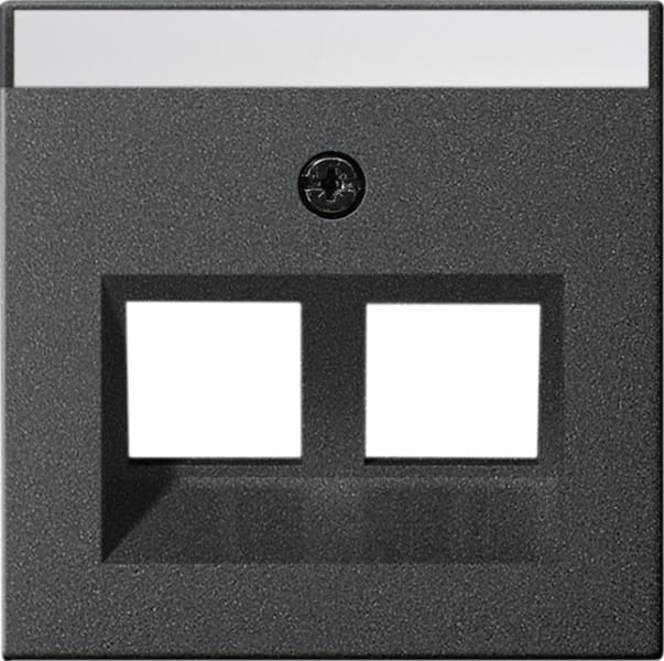 GIRA - Abd. 30° + BSF f. Tragring MJ 2f System 55 Anthrazit