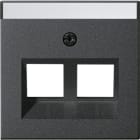 GIRA - Abd. 30° + BSF f. Tragring MJ 2f System 55 Anthrazit