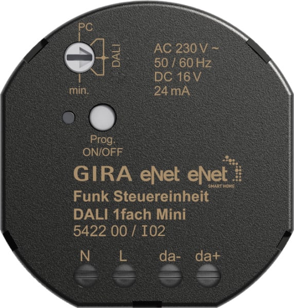 GIRA - Funk Steuereinheit DALI 1f Mini Gira eNet