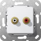 GIRA - C-Audio Kpl. Einsatz Reinweiß