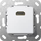 GIRA - HDMI™ Kpl. Einsatz Reinweiß