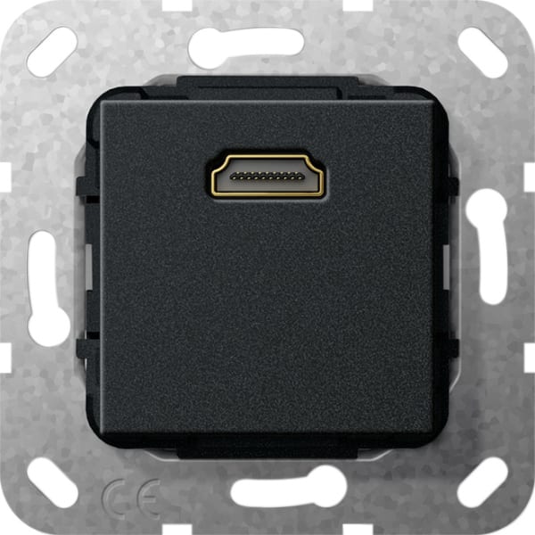 GIRA - HDMI™ Kpl. Einsatz Schwarz m