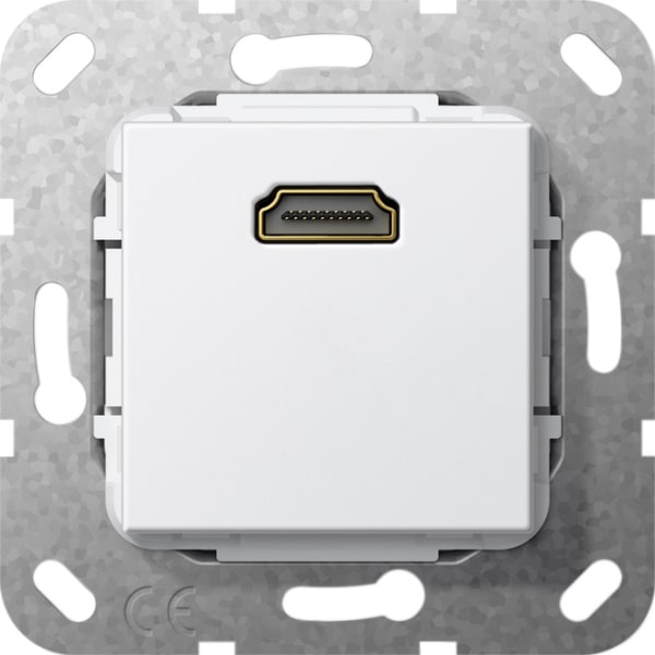 GIRA - HDMI™ K-Peitsche Einsatz Reinweiß