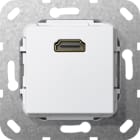 GIRA - HDMI™ K-Peitsche Einsatz Reinweiß