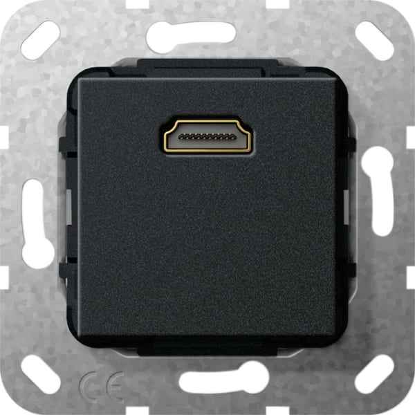 GIRA - HDMI™ K-Peitsche Einsatz Schwarz m