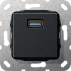 GIRA - USB 3.0 A Kpl. Einsatz Schwarz m