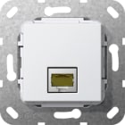 GIRA - MJ RJ45 Cat.6A 10 Gbit Kpl. Einsatz Reinweiß