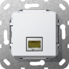GIRA - MJ RJ45 Cat.6A 10 Gbit Einsatz Reinweiß