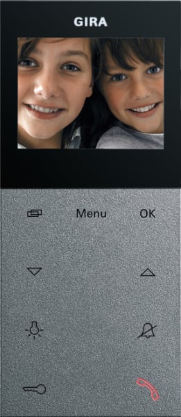 GIRA - Wohnungsstation Video AP Plus System 55 F Alu
