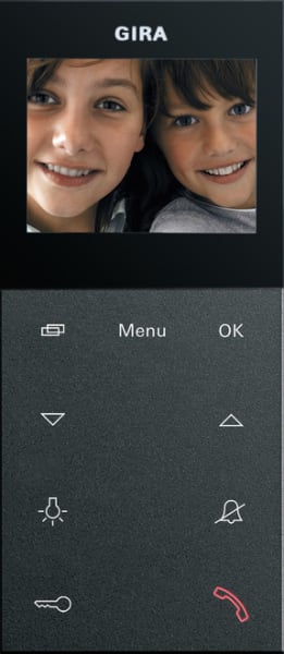 GIRA - Wohnungsstation Video AP Plus System 55 Anthrazit